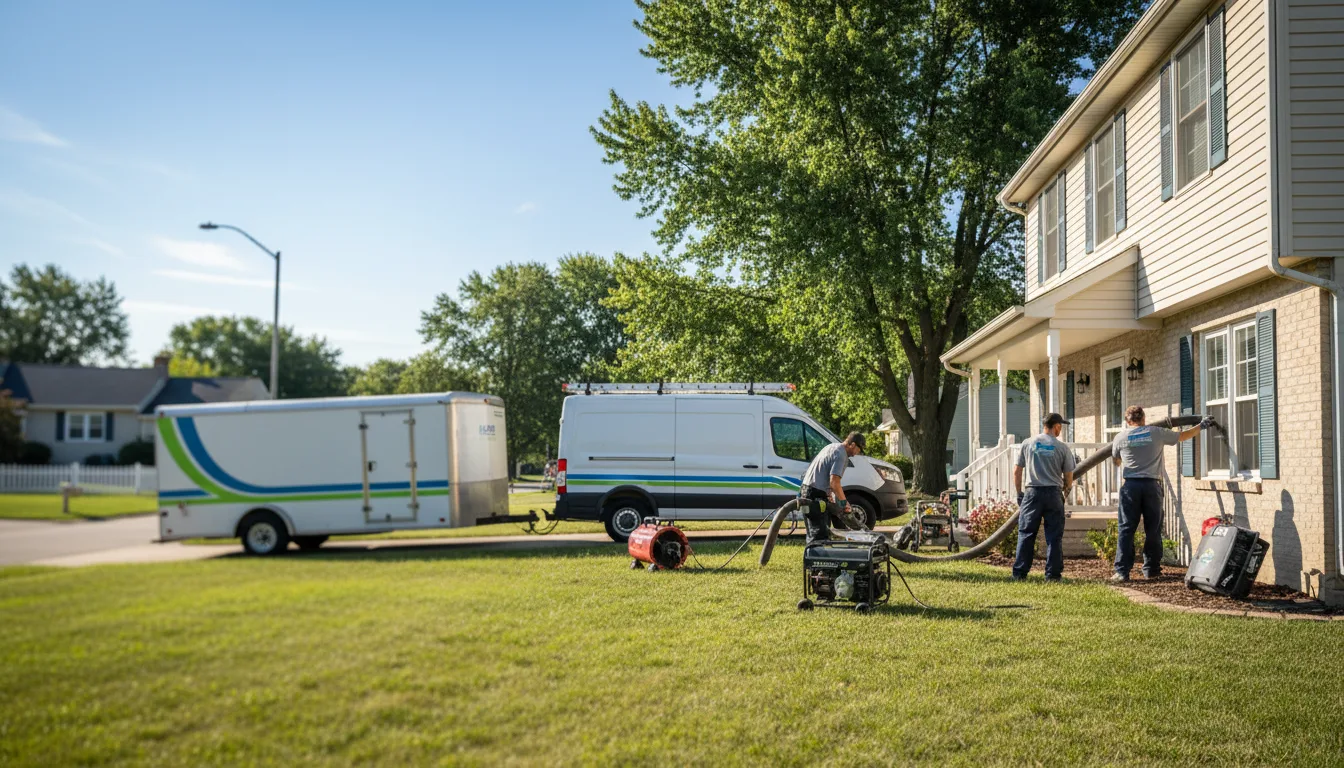 Flooded Basement Restoration And Cleanup With Repair in Schell City, MO near me
